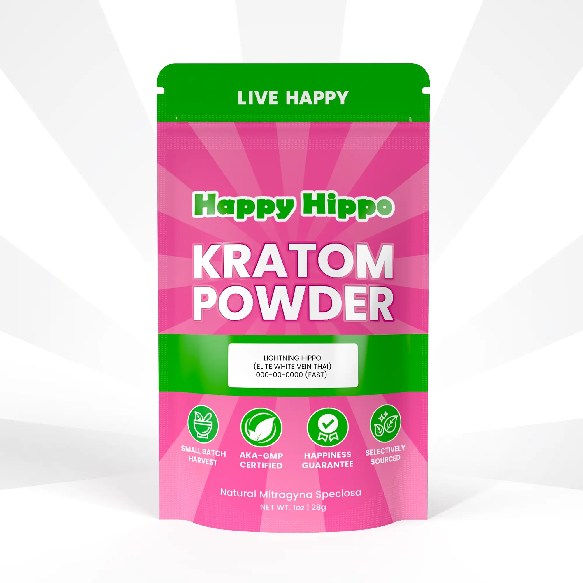 White Thai Kratom Powder | Happy Hippo White Thai Kratom Powder | Happy Hippo