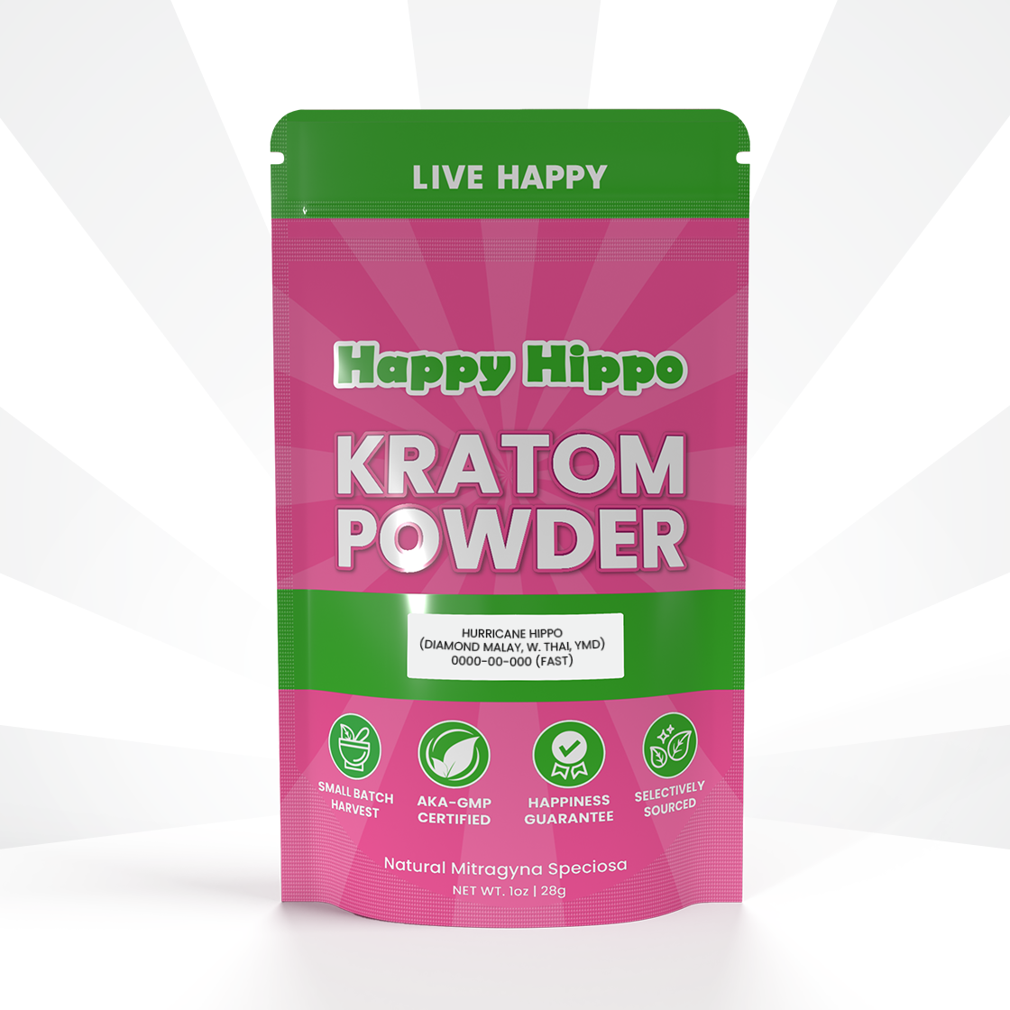 Buy Blended Maeng Da, Thai, and Malaysian Kratom | Happy Hippo