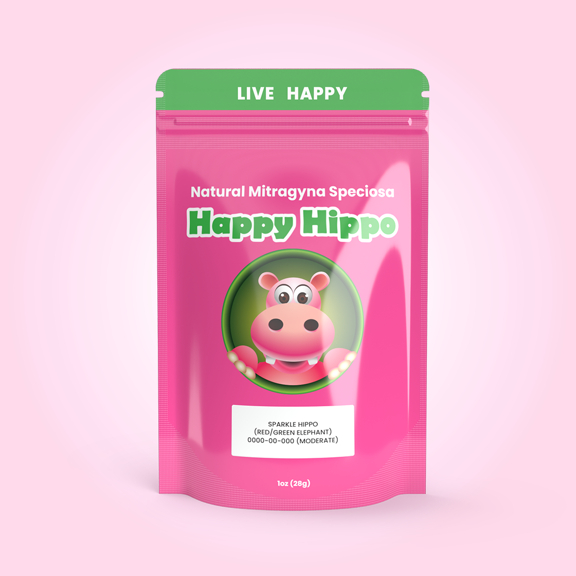 Sparkle Hippo Blended Kratom Happy Hippo