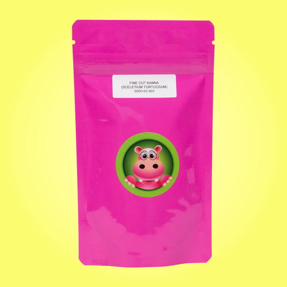 Bag of Happy Hippo Fine Cut Fermented Kanna Powder