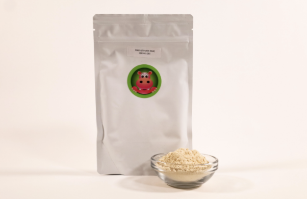 Featured image of a resealable package of Happy Hippo Herbals Maca Root Powder product