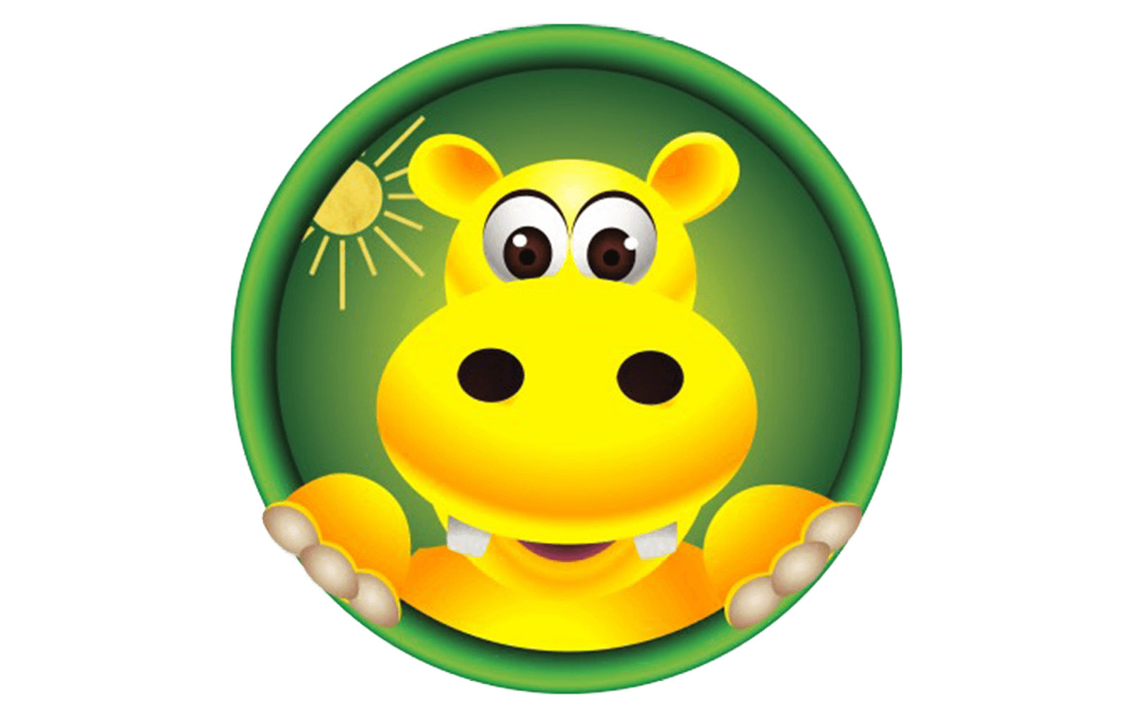 Featured Image of Puddles the Hippo character representing the Happy Hippo Product Yellow Maeng Da Kratom Powder (Sunshine Hippo)