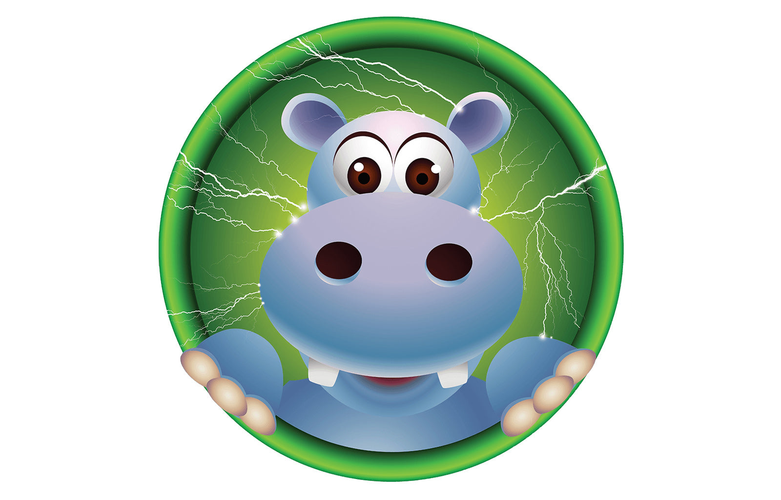 Featured Image of Puddles the Hippo character representing the Happy Hippo Product White Malay Kratom Powder (Thunder Hippo)