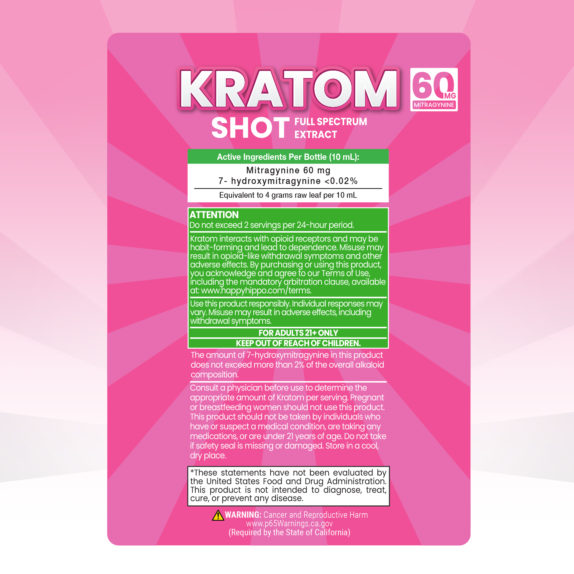 Kratom Extract Shot
