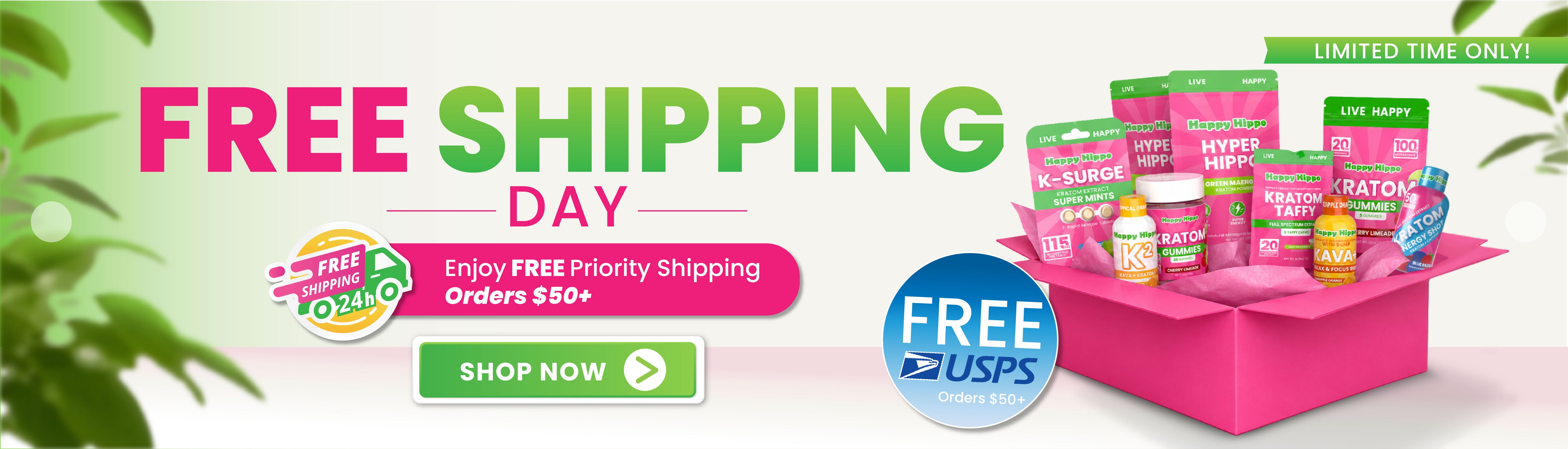 Free Shipping Day - Orders $50+