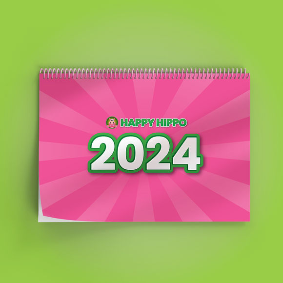 Happy Hippo 2024 Calendar