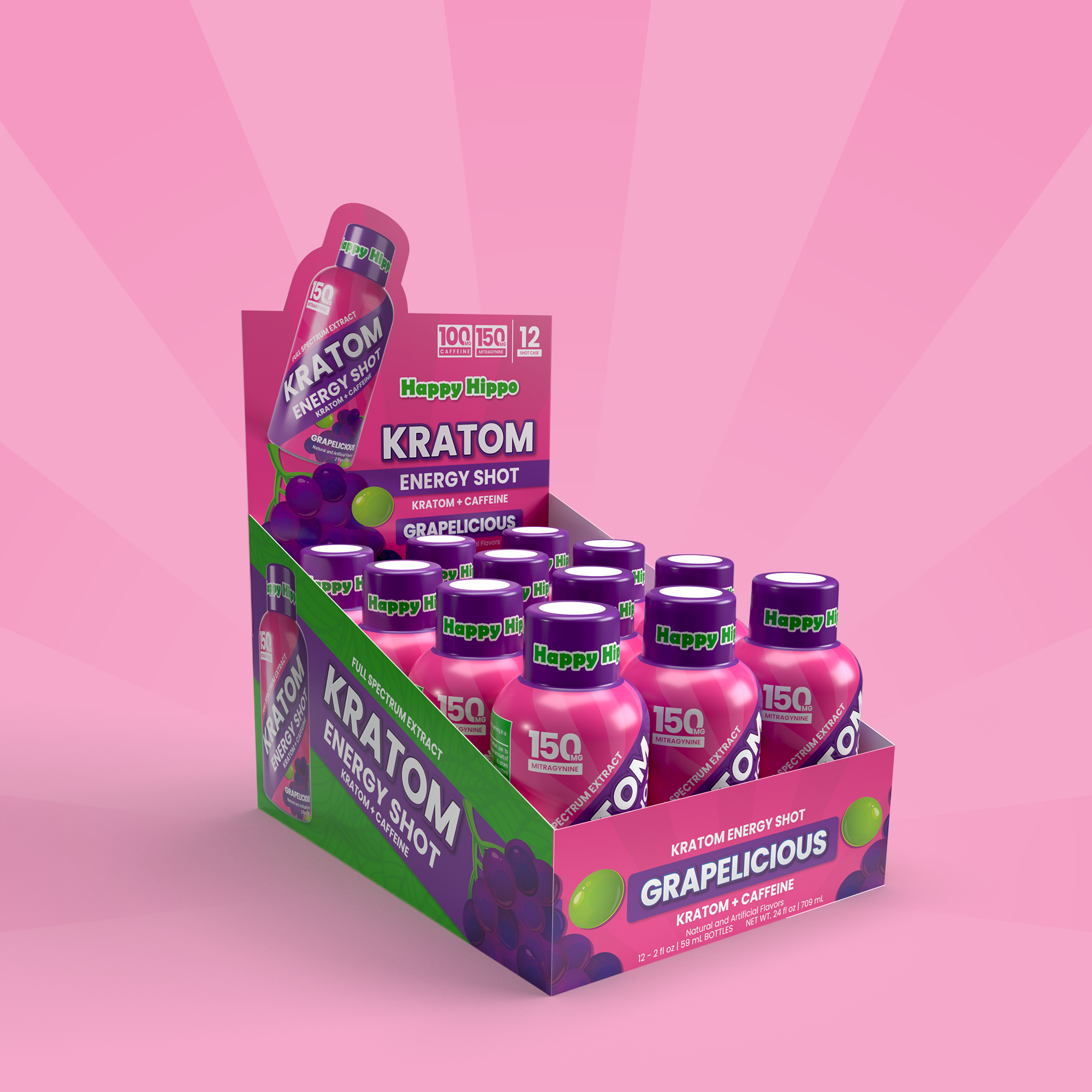 Kratom Energy Shot (Caffeine-Free)