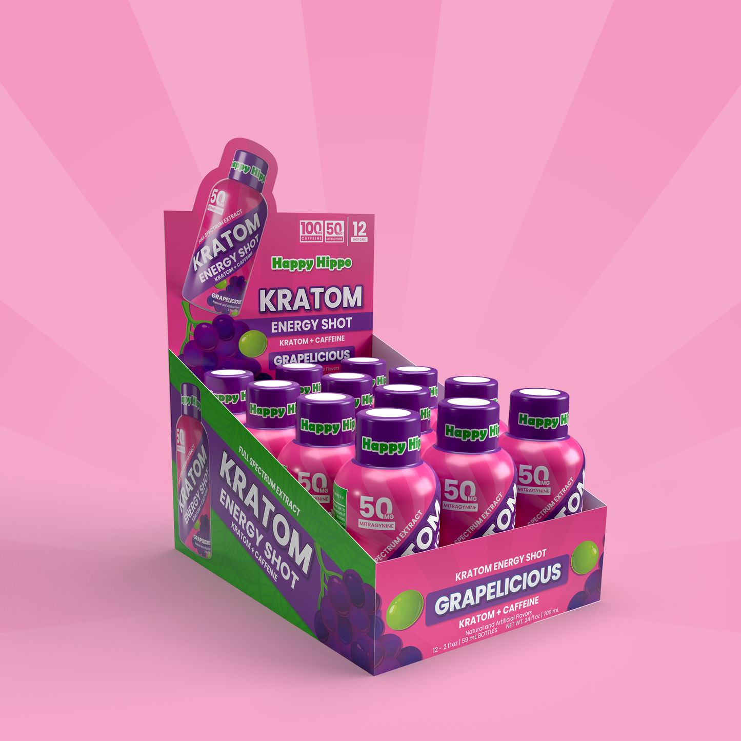 Kratom Energy Shot (Caffeine-Free)