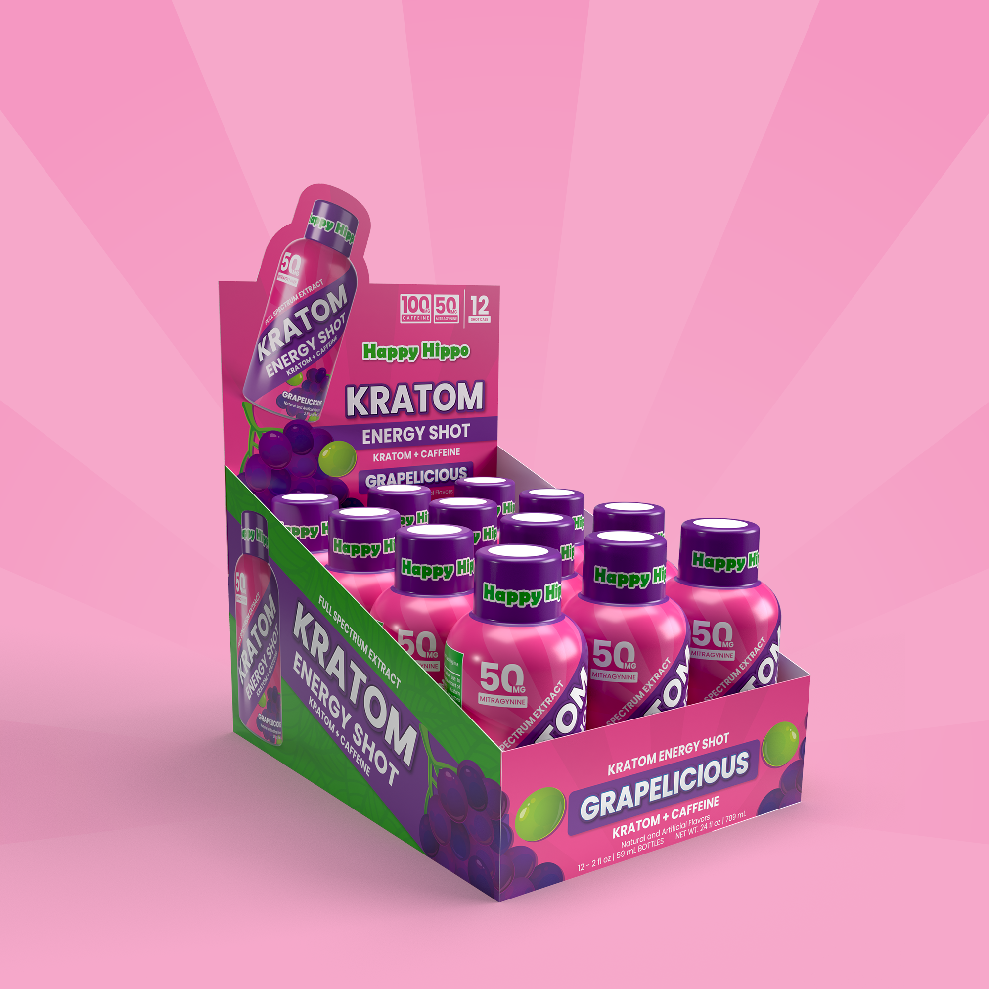 Kratom Energy Shot (Caffeine-Free)