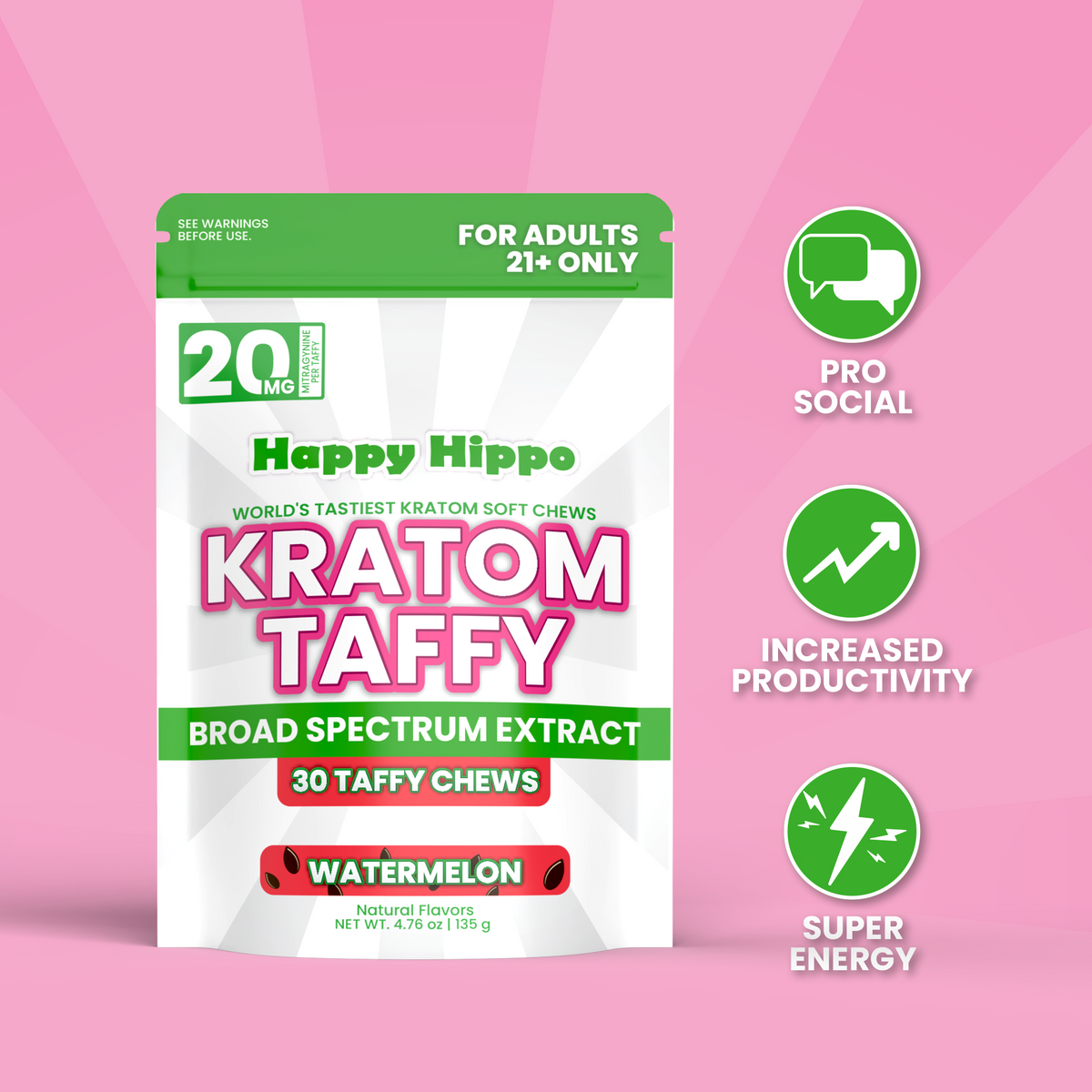 Kratom Extract Taffy