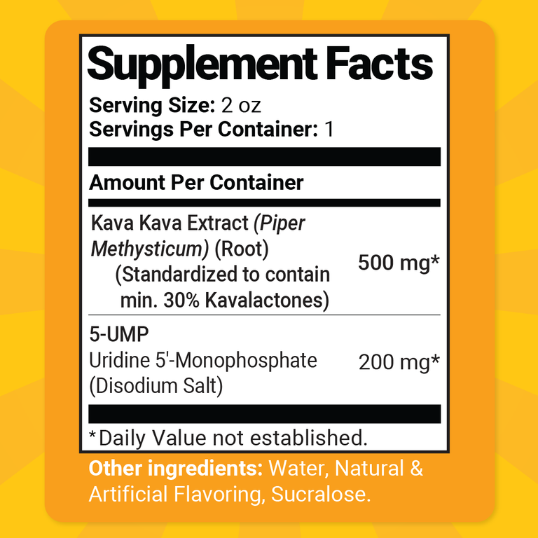 Kava+ (Relax & Focus Shot) Happy Hippo