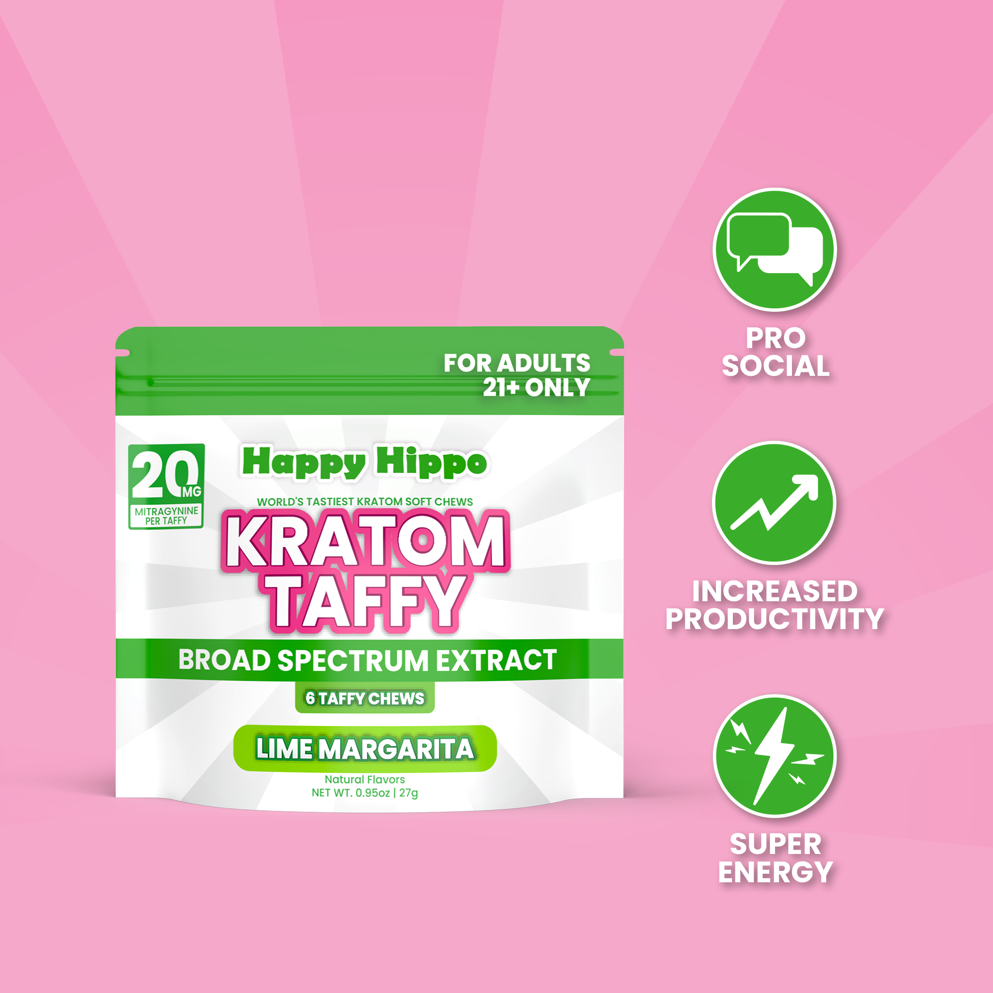 Kratom Extract Taffy