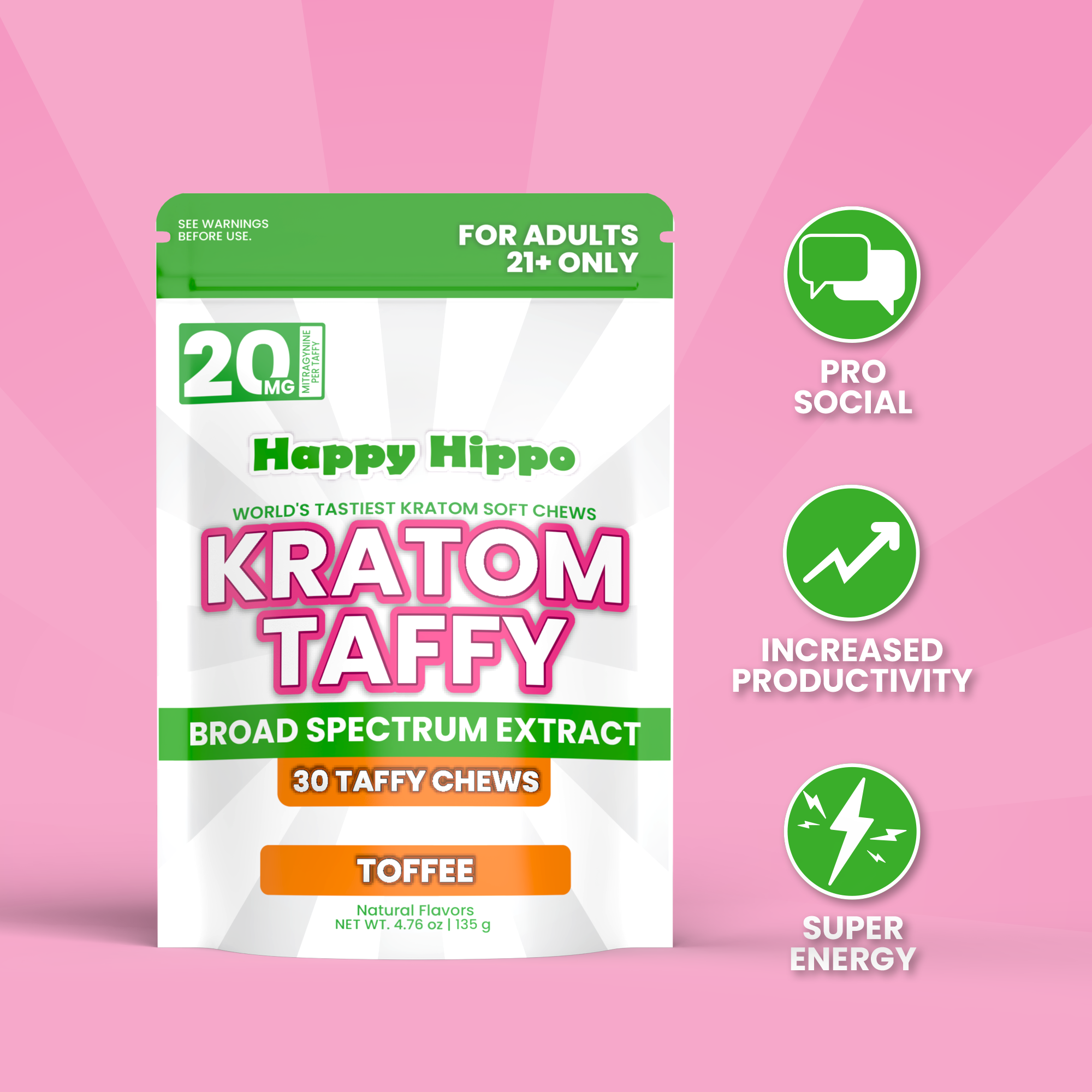 Kratom Extract Taffy