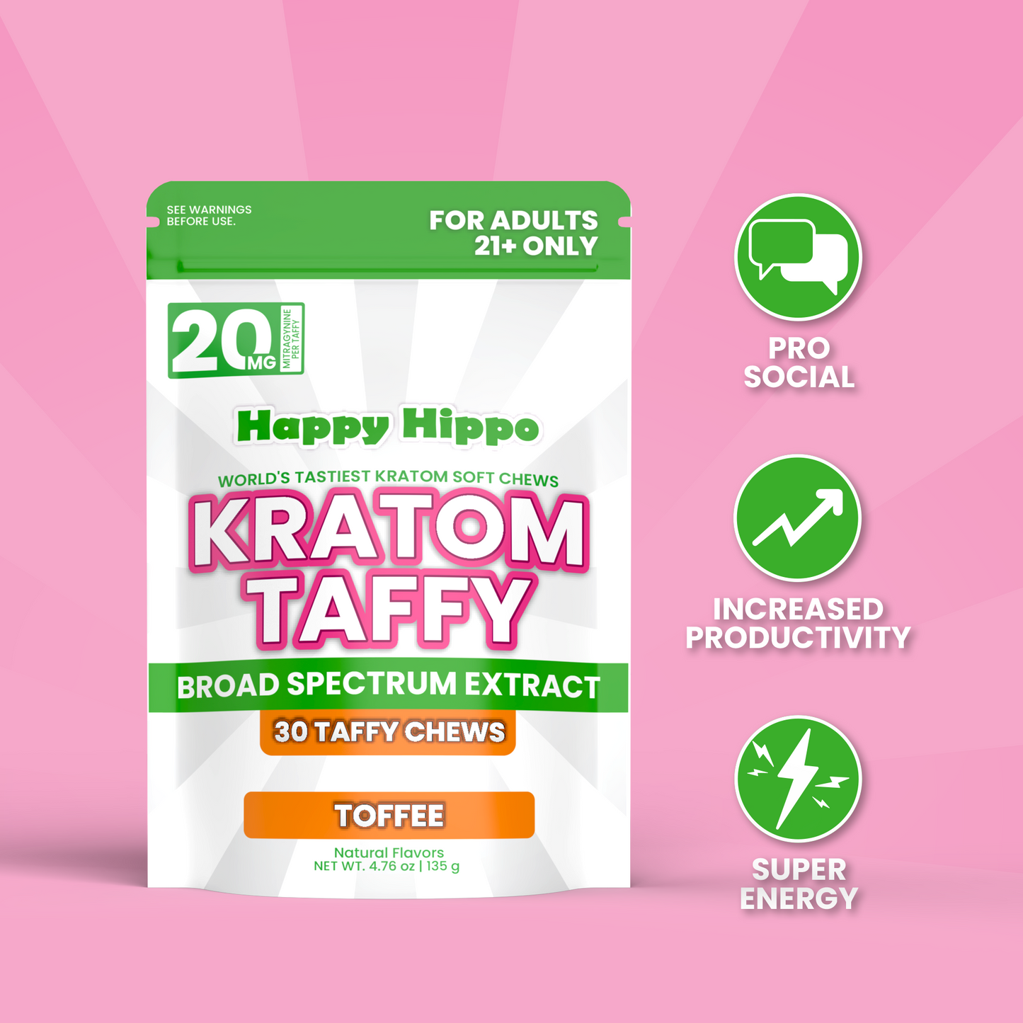 Kratom Extract Taffy