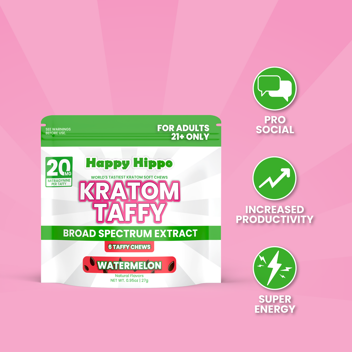 Kratom Extract Taffy