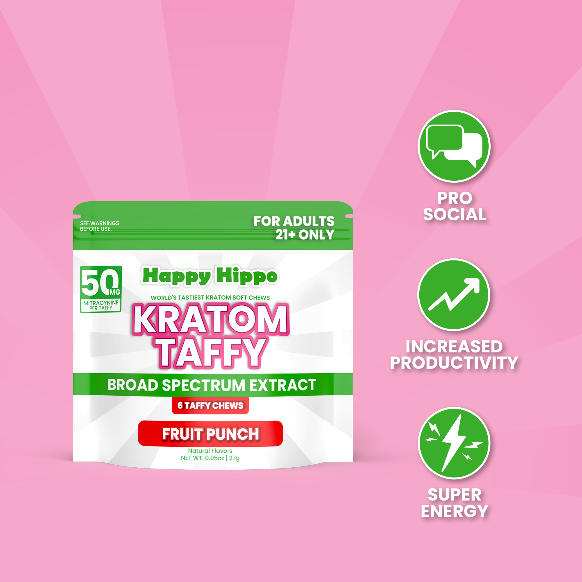 Kratom Extract Taffy