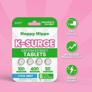 (NEW) K-Surge Kratom Extract Tablets (4 Count Pack)