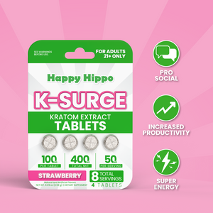 (NEW) K-Surge Kratom Extract Tablets (4 Count Pack)