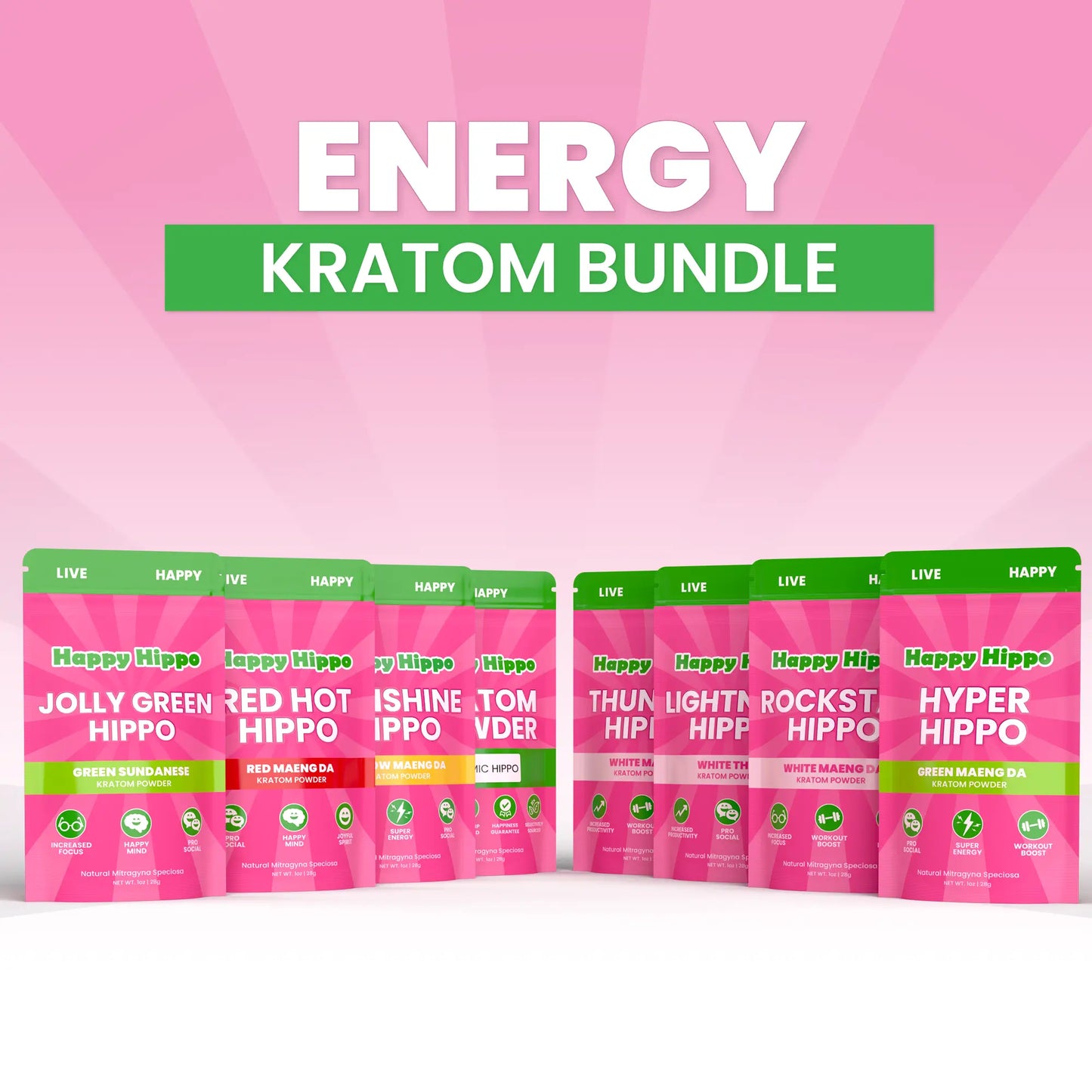 Energy Kratom Powder Bundle