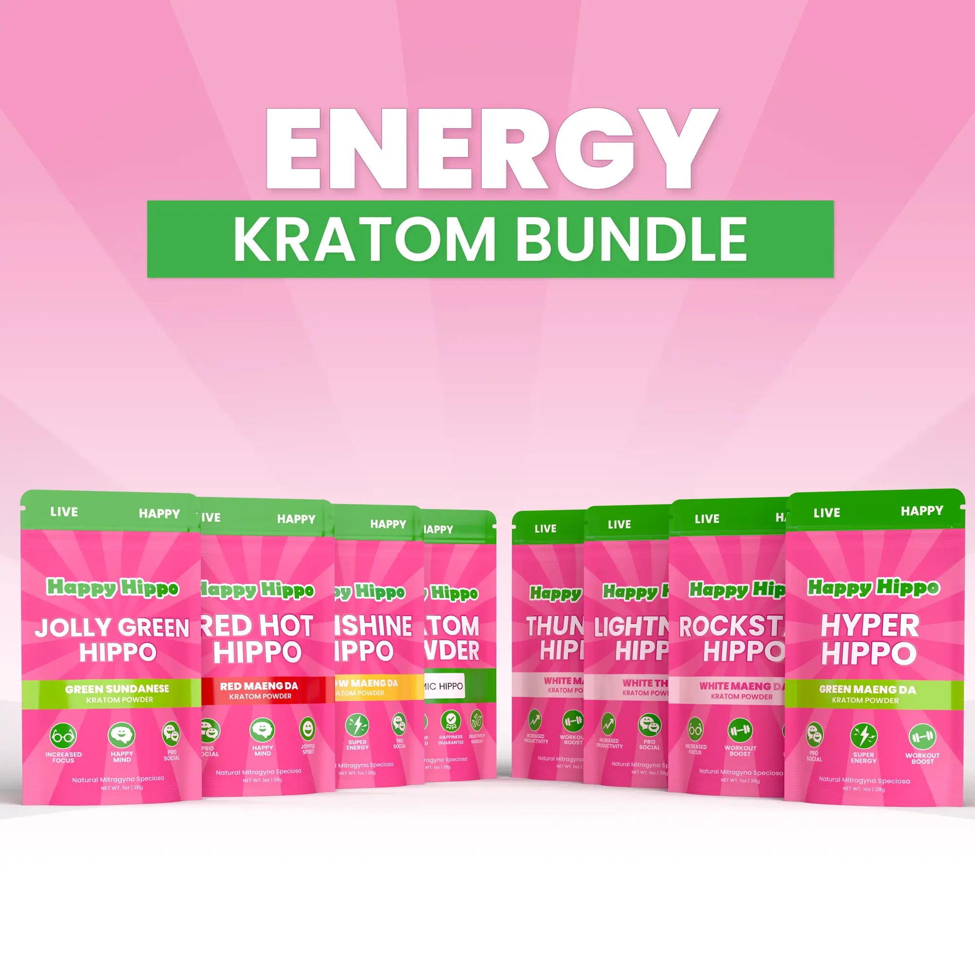 Energy Kratom Powder Bundle