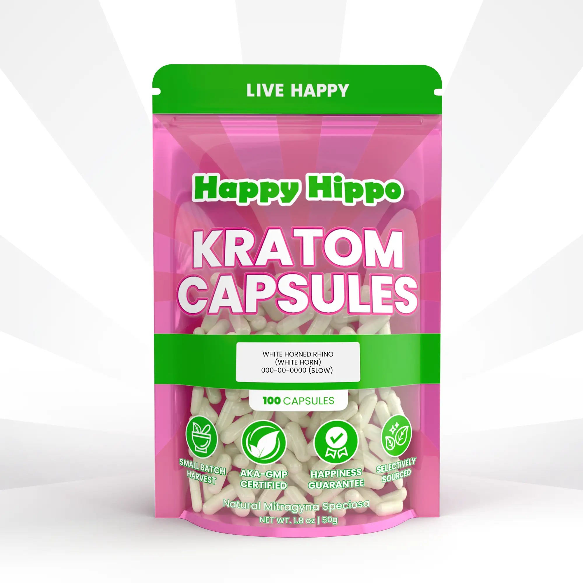 White Horn Kratom | Happy Hippo