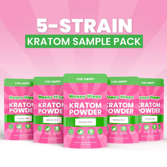 5-Strain Kratom Sample Pack