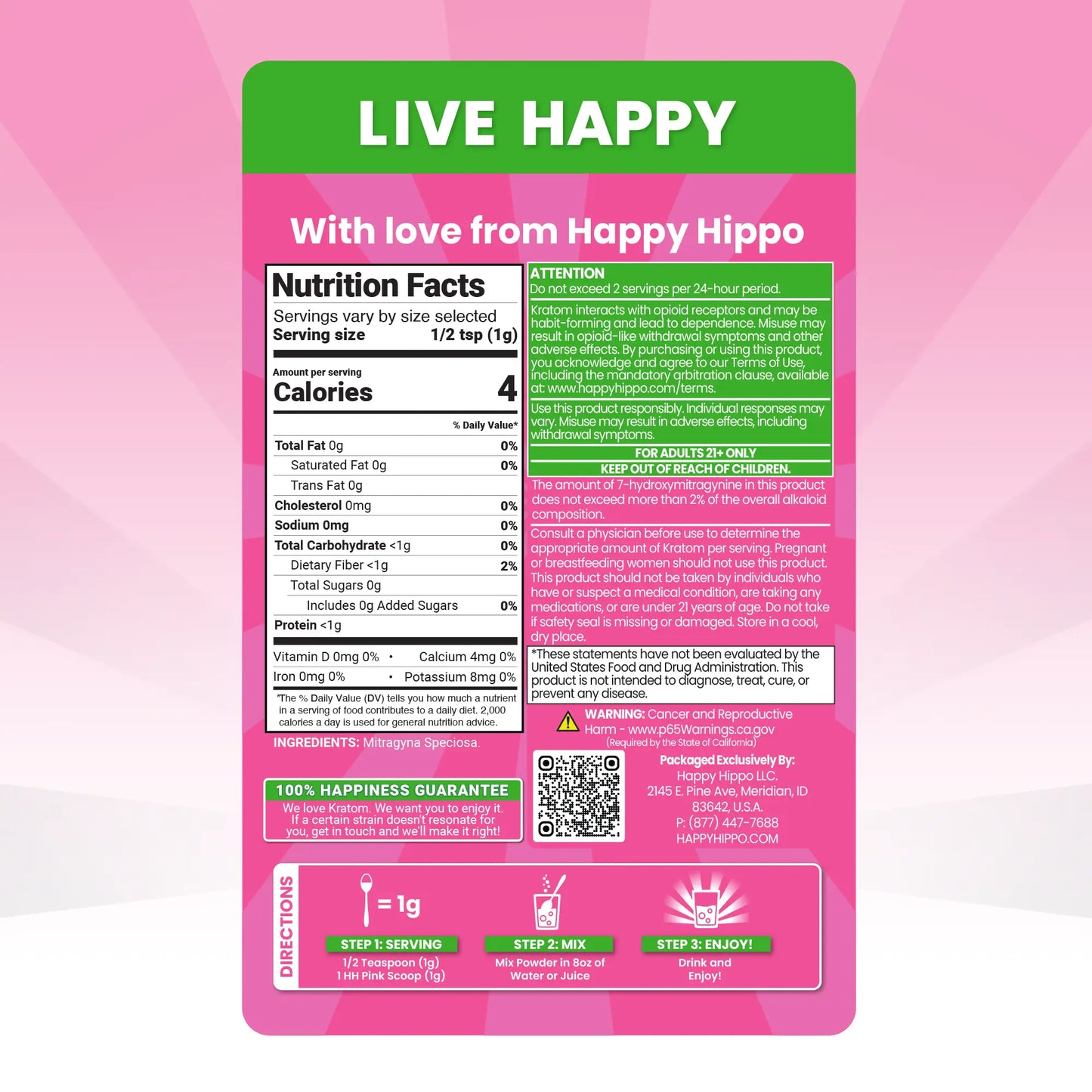 Horn Maeng Da Kratom Powder Bundle