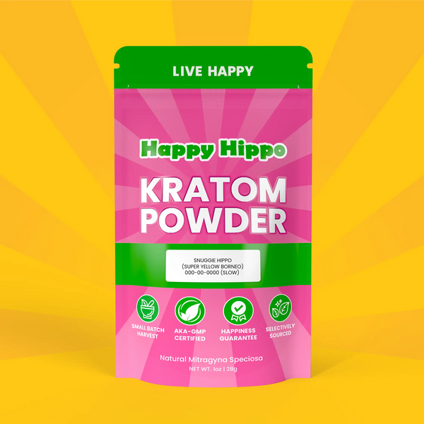 Yellow Vein Borneo Kratom Powder for Sale | Happy Hippo