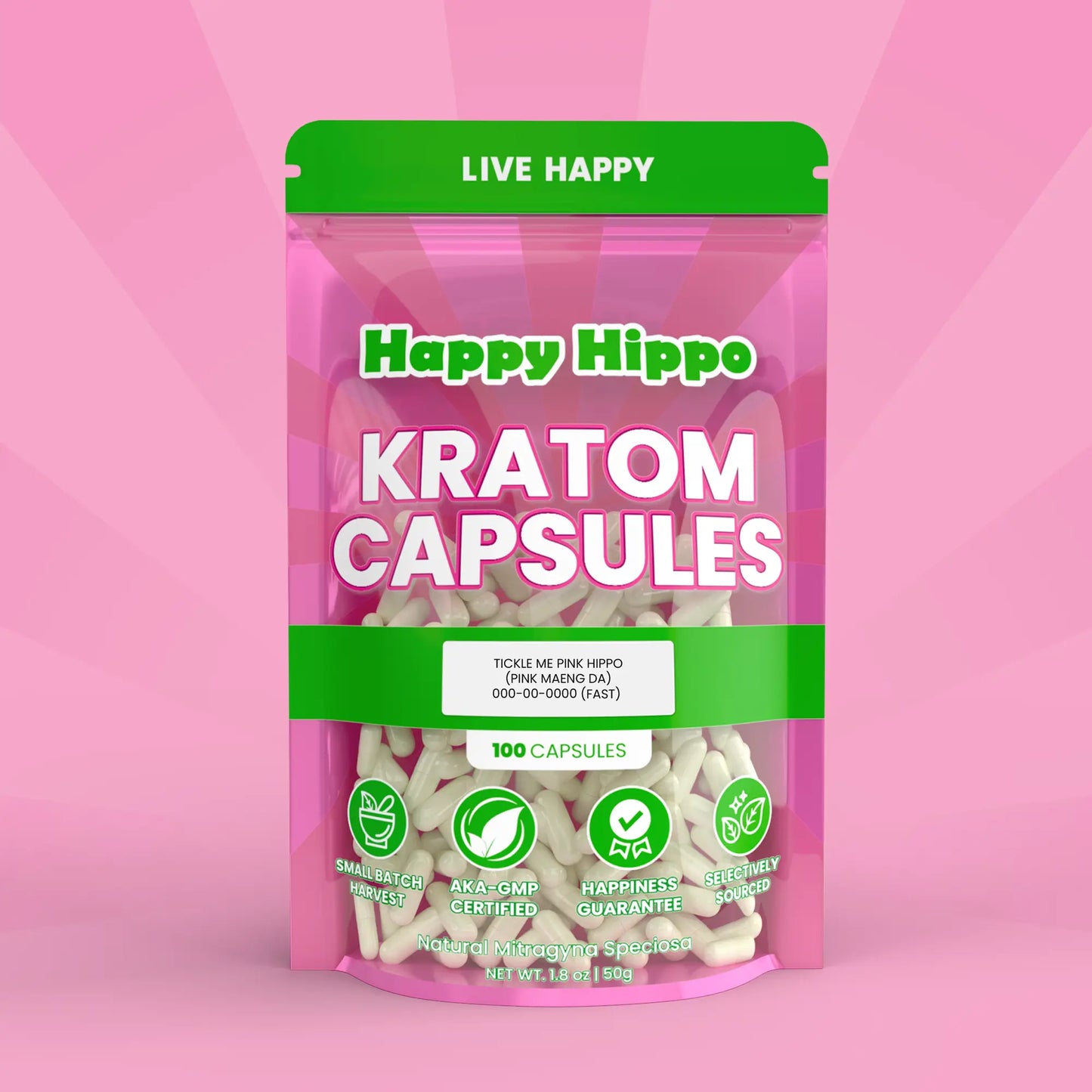 Tickle Me Pink Hippo