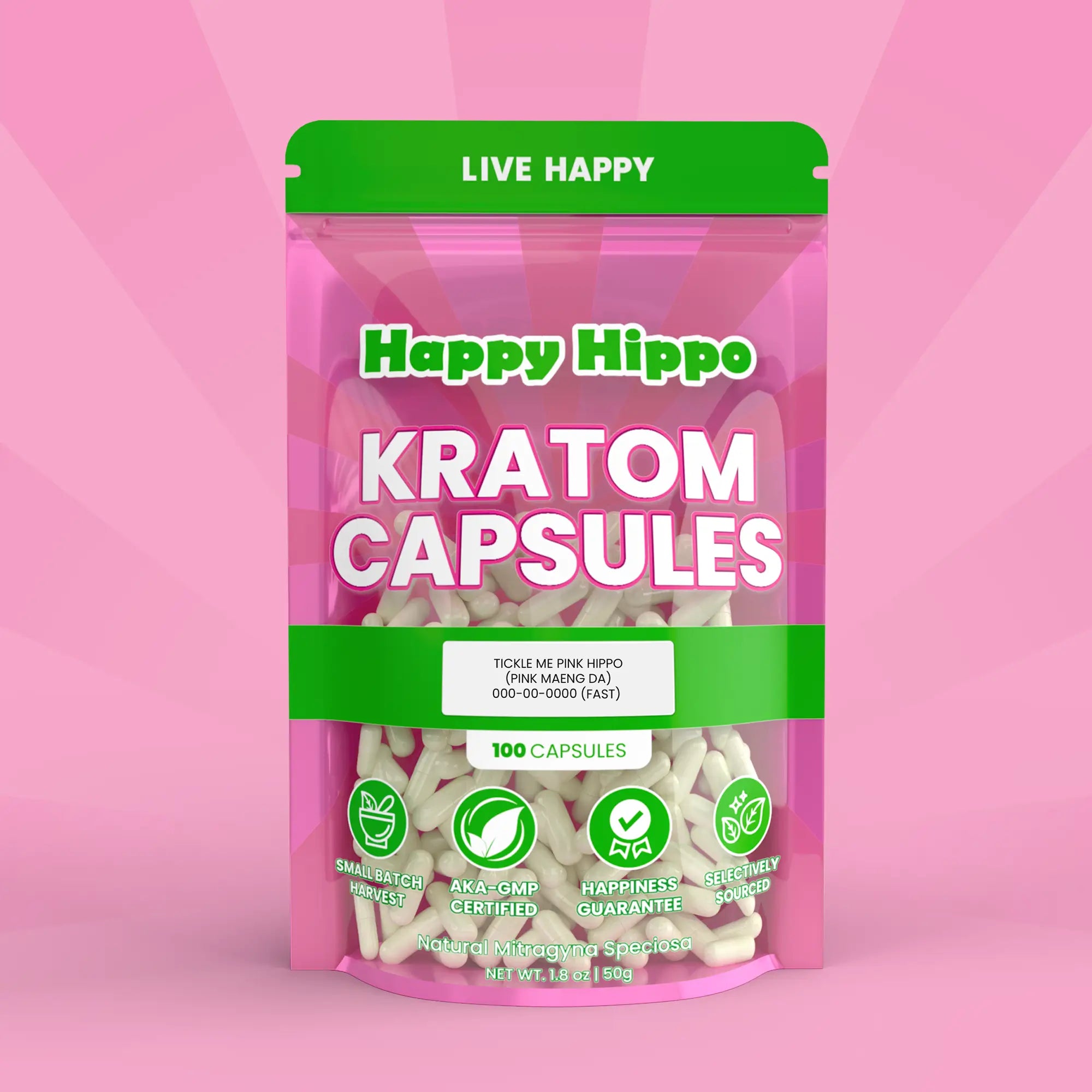 Tickle Me Pink Hippo