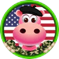 Forum avatar depicting pink hippo character wearing a beret and military fatigues, and standing in front of an American Flag background.