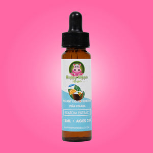 Product Image depicting Instant Kratom Extract in dropper bottle - Pina Colada Flavor