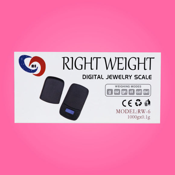 Product Image of Right Weight Digital Weight Scale for weighing Kratom Powder