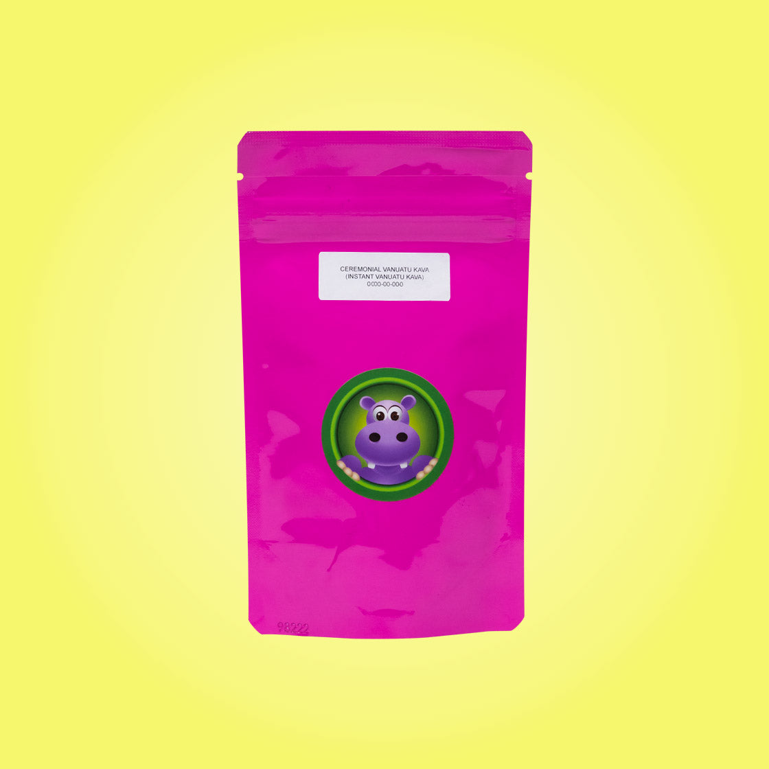 Product Image - Bag of Happy Hippo Vanuatu Instant Kava Powder-  Ceremonial Kava Powder